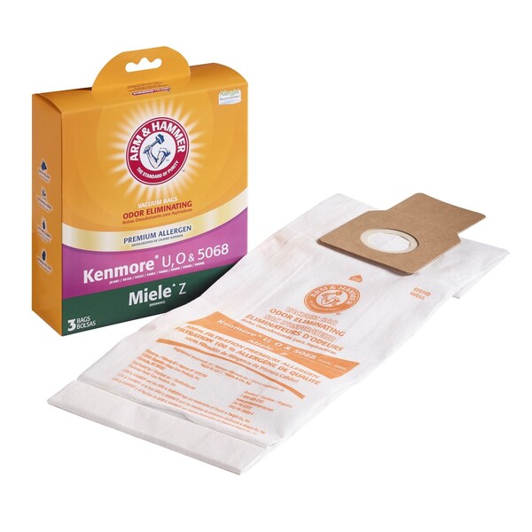 Arm & Hammer Miele'Z Vacuum Bag , 3PK 62614HQ Zoro